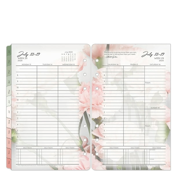 Jul 2020 FranklinCovey Compact Original Daily Ring-Bound Planner Jun 2021 Jul 2020 FranklinCovey Compact Original Daily Ring-Bound Planner Jun 2021